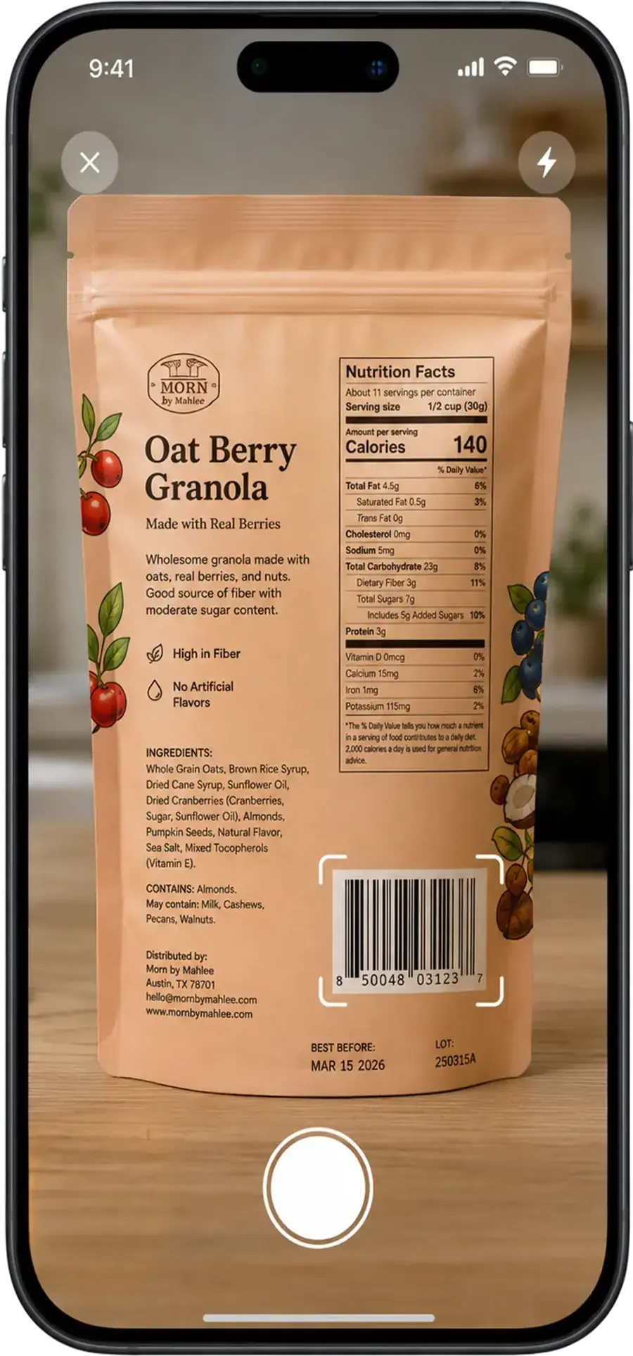 Scan products in seconds