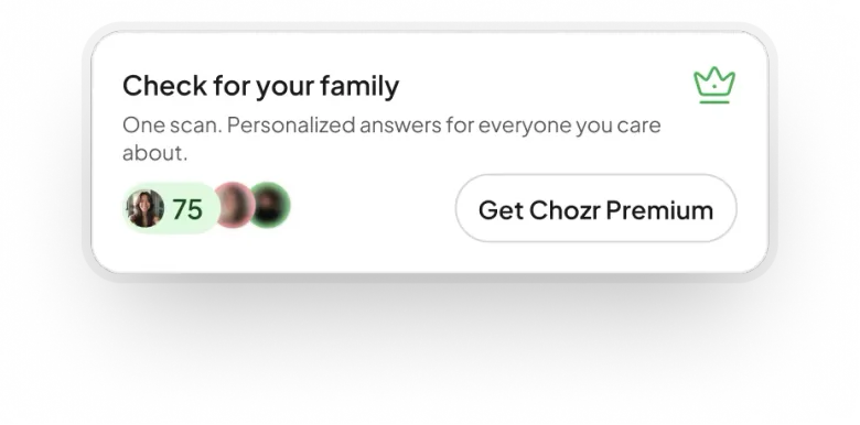 Check for your family – Chozr Premium
